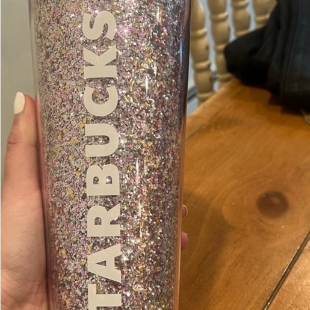 Starbucks Sparkle Dome Lid Cold Cup Tumbler, 24 oz host pick - Picture 3 of 15